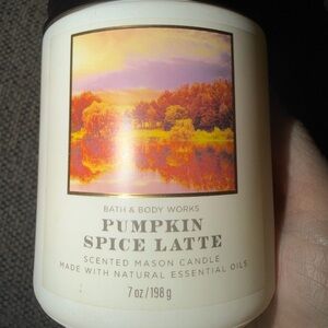 Bath & Body Works Pumpkin Spice Latte Scented Candle